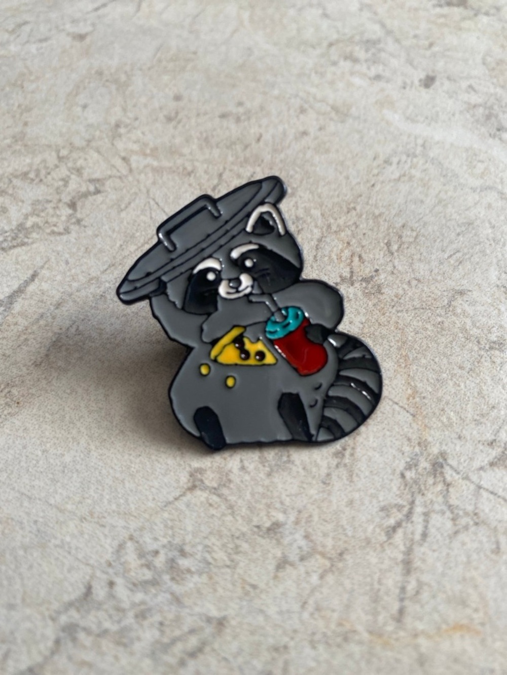 Cartoon Raccoon Pin